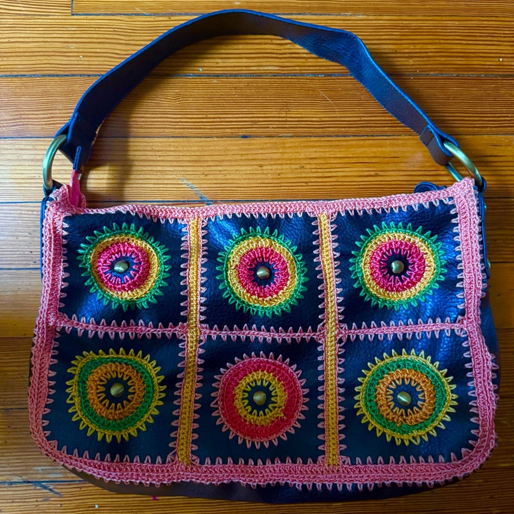 Colorful Franco Sarto Crochet Women's Bag